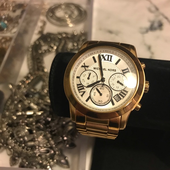 Gold Michael Kors watch